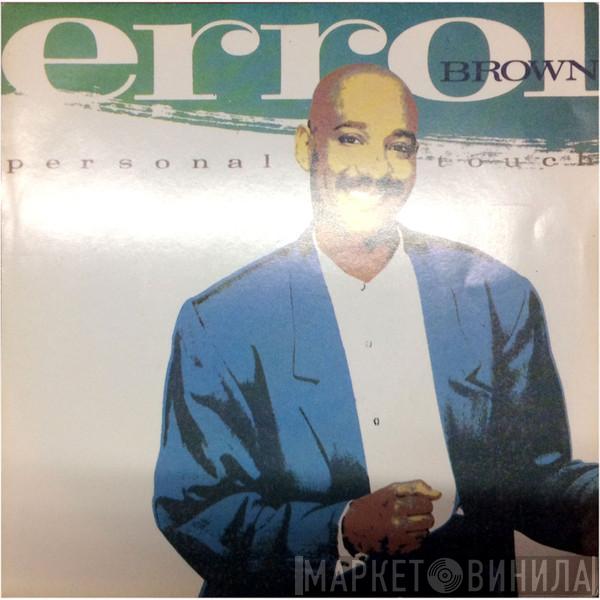 Errol Brown - Personal Touch