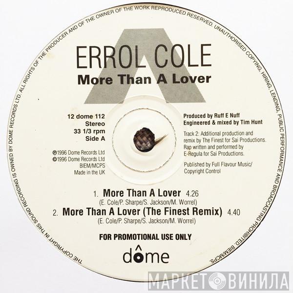 Errol Cole - More Than A Lover