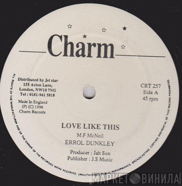 Errol Dunkley - Love Like This