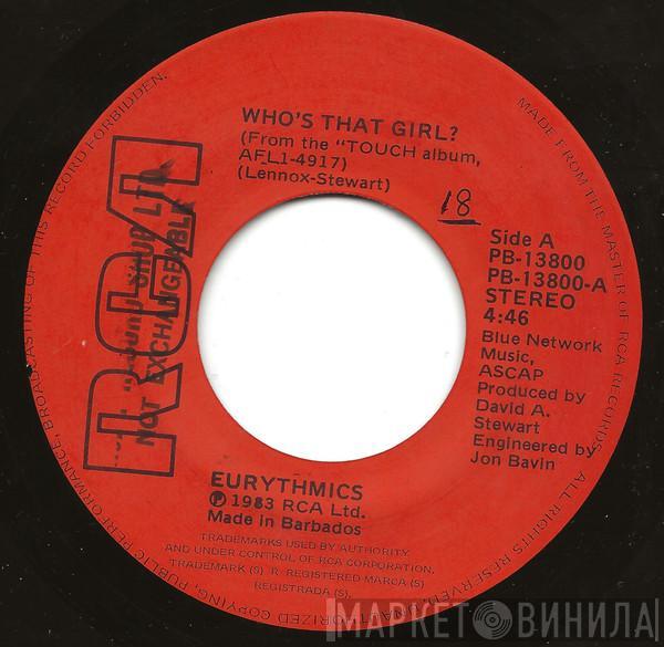  Eurythmics  - Who's That Girl?