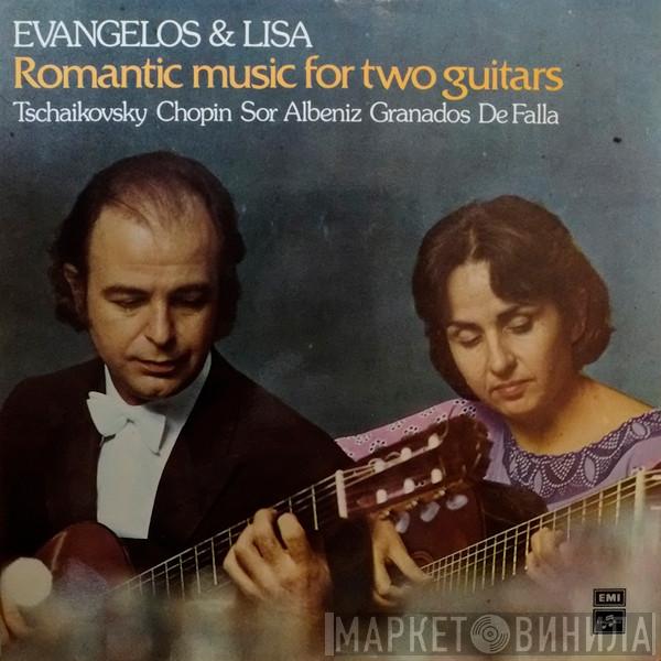 Evangelos & Liza, Pyotr Ilyich Tchaikovsky, Frédéric Chopin, Fernando Sor, Isaac Albéniz, Enrique Granados, Manuel De Falla - Romantic Music For Two Guitars