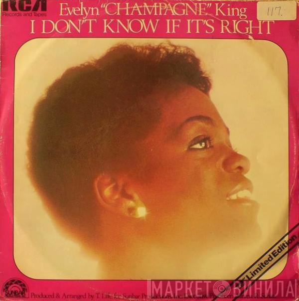 Evelyn King - I Don't Know If It's Right