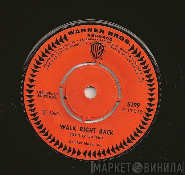  Everly Brothers  - Walk Right Back / Ebony Eyes