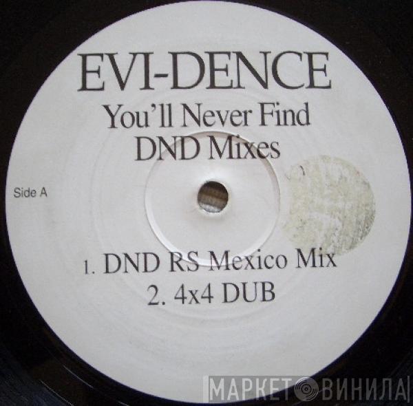 Evi-Dence - You Will Never Find (D'n'D Mixes)