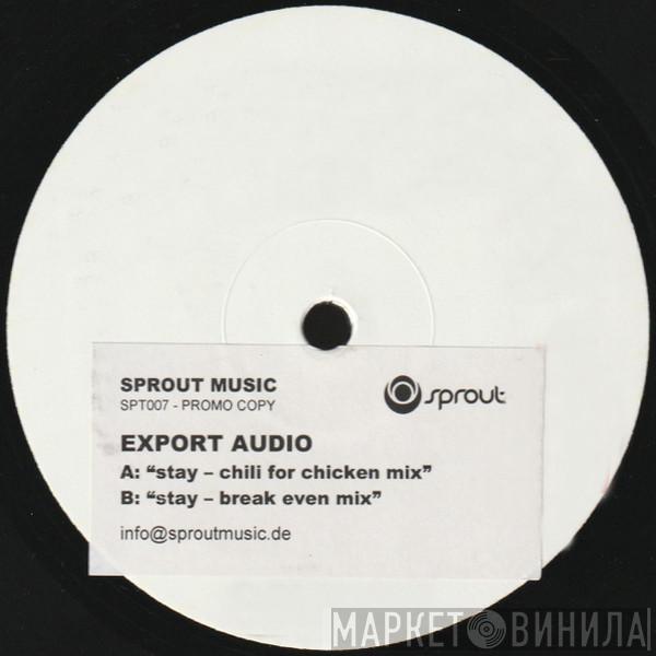 Export Audio - Stay