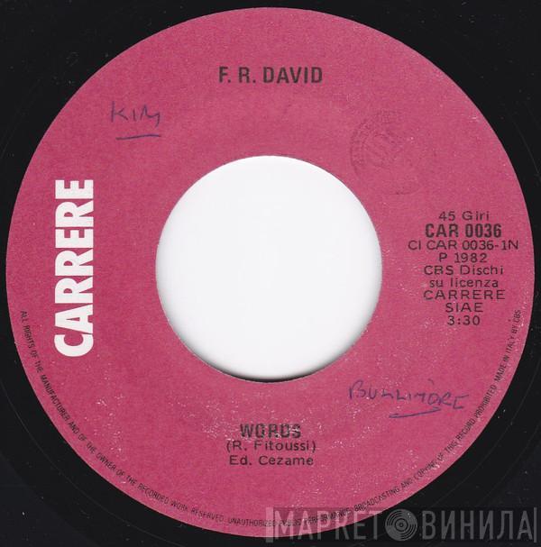 F.R. David - Words