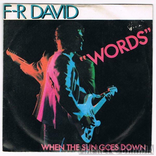  F.R. David  - Words