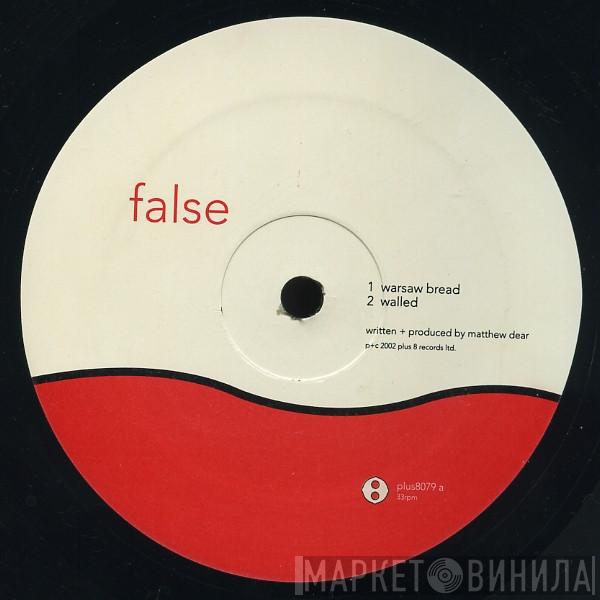 False - Warsaw Bread