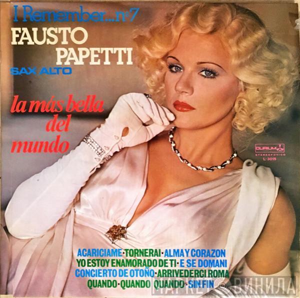 Fausto Papetti - I Remember... Nº 7: Sax Alto