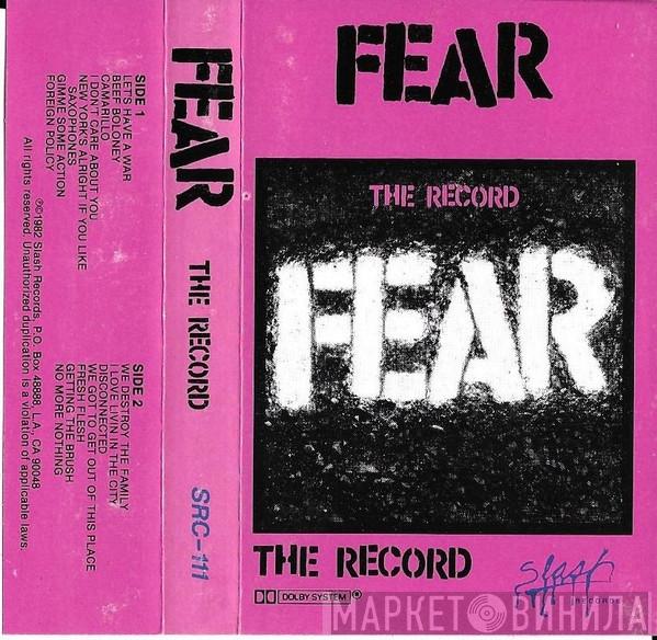  Fear   - The Record
