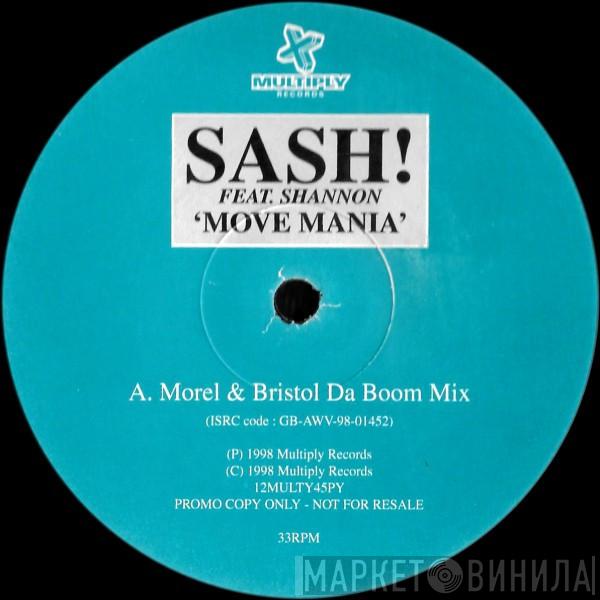 Feat. Sash!  Shannon  - Move Mania