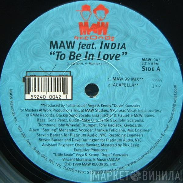 Feat. Masters At Work  India  - To Be In Love (1999 Remixes)