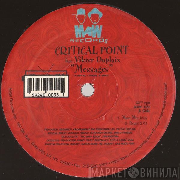 Feat. Critical Point  Vikter Duplaix  - Messages