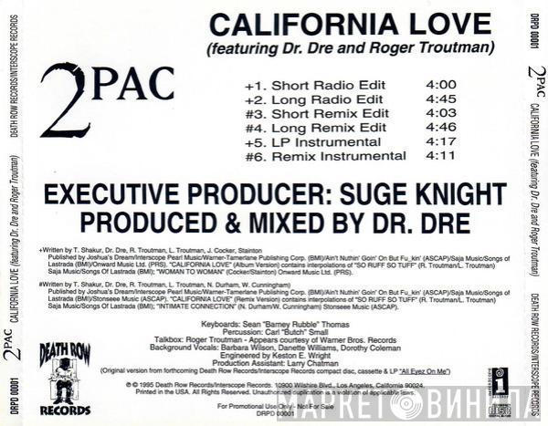 Featuring 2Pac And Dr. Dre  Roger Troutman  - California Love