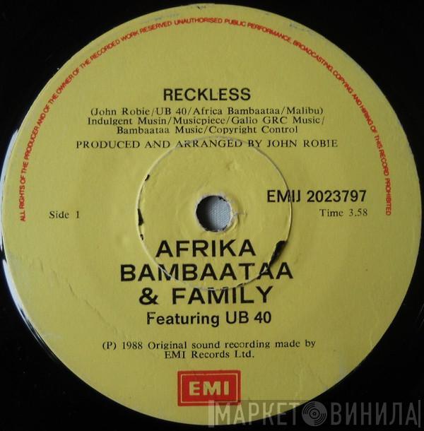 Featuring Afrika Bambaataa & Family  UB40  - Reckless