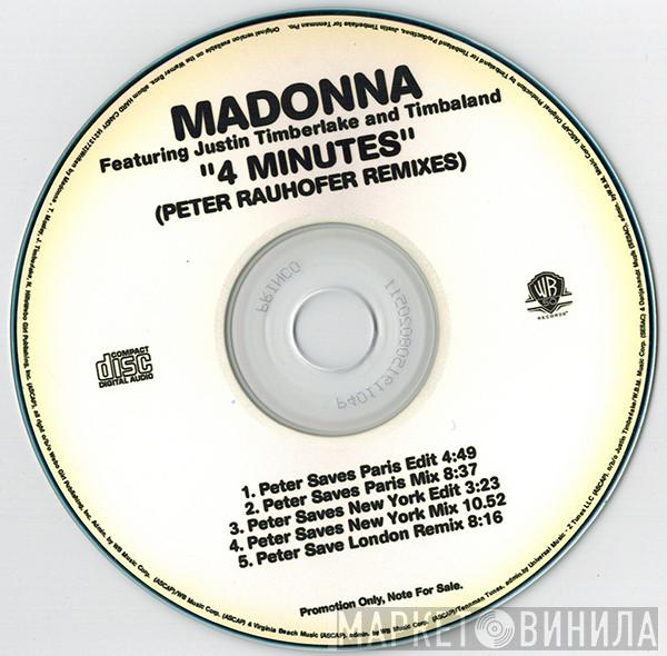 Featuring Madonna & Justin Timberlake  Timbaland  - 4 Minutes (Peter Rauhofer Remixes)