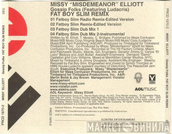 Featuring Missy Elliott  Ludacris  - Gossip Folks (Fat Boy Slim Remix)