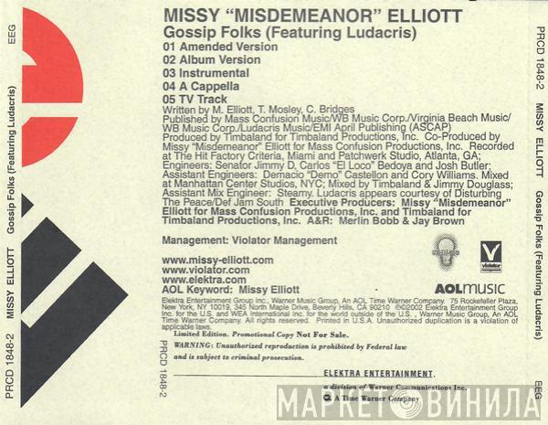Featuring Missy Elliott  Ludacris  - Gossip Folks