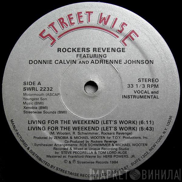 Featuring Rockers Revenge And Donnie Calvin  Adrienne Johnson  - Living For The Weekend (Let's Work)
