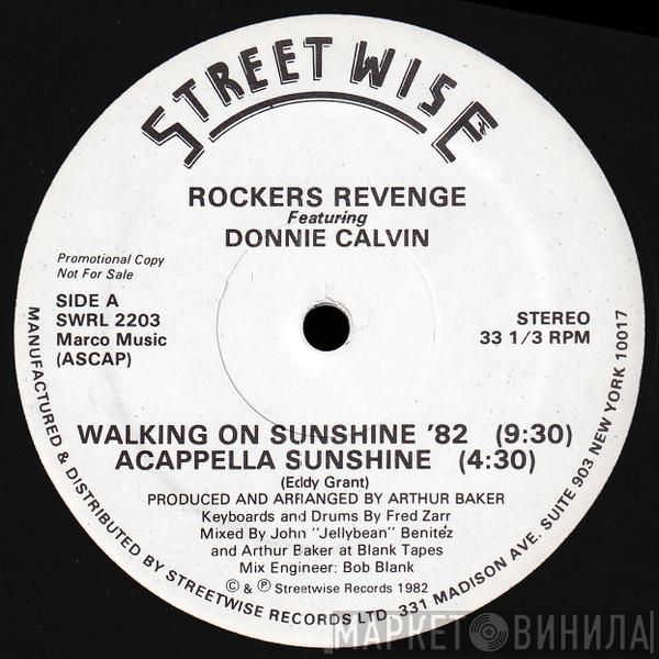 Featuring Rockers Revenge  Donnie Calvin  - Walking On Sunshine '82