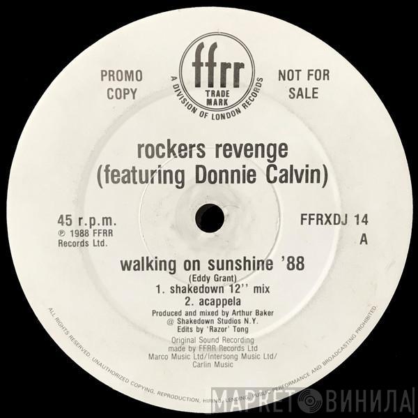 Featuring Rockers Revenge  Donnie Calvin  - Walking On Sunshine '88