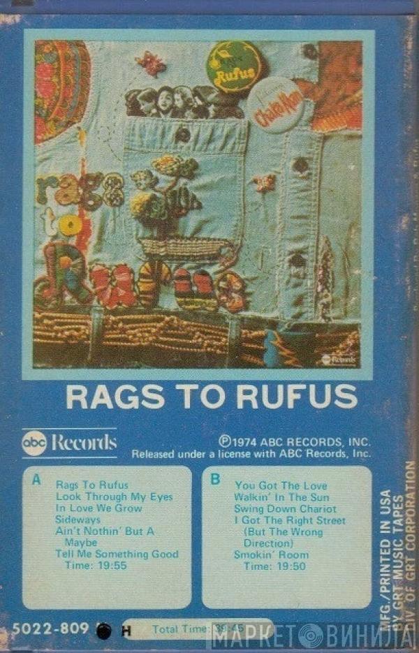 Featuring Rufus  Chaka Khan  - Rags To Rufus