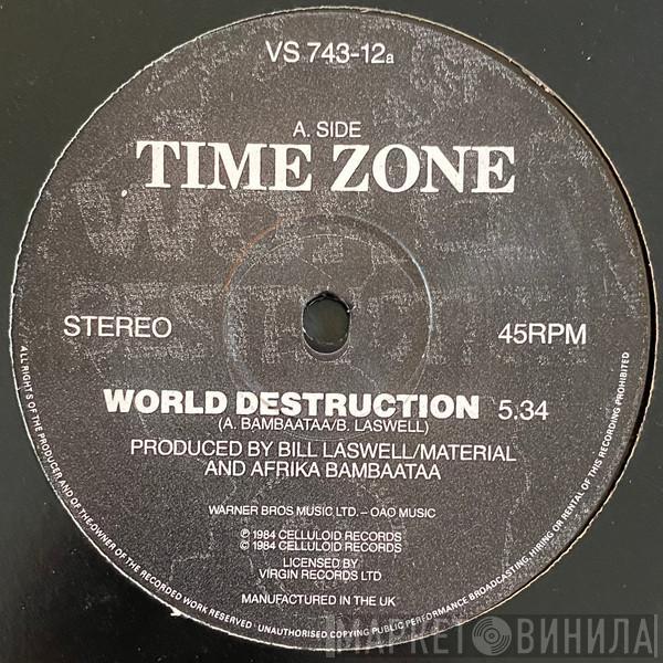 Featuring Time Zone & John Lydon  Afrika Bambaataa  - World Destruction