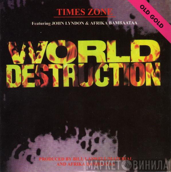 Featuring Time Zone & John Lydon  Afrika Bambaataa  - World Destruction