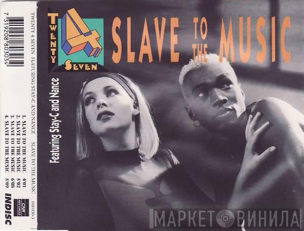 Featuring Twenty 4 Seven And Stay-C  Nance  - Slave To The Music