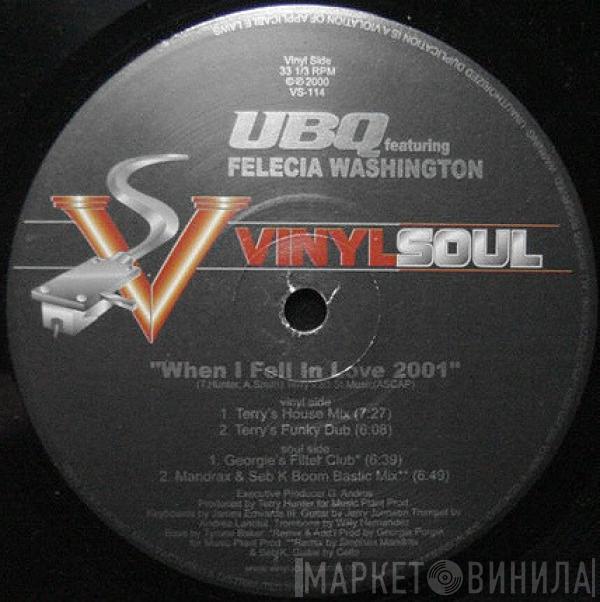 Featuring UBQ Project  Felica Washington  - When I Fell In Love 2001
