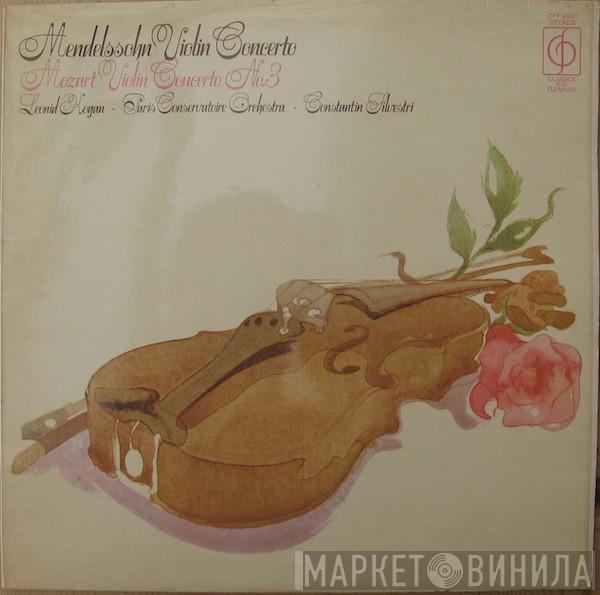 Felix Mendelssohn-Bartholdy, Wolfgang Amadeus Mozart, Leonid Kogan, Orchestre De La Société Des Concerts Du Conservatoire, Constantin Silvestri - Mendelssohn/Mozart Violin Concertos