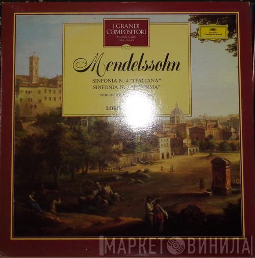 , Felix Mendelssohn-Bartholdy , Berliner Philharmoniker  Lorin Maazel  - Sinfonie N. 4-5
