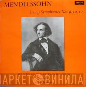 , Felix Mendelssohn-Bartholdy Directed By The Academy Of St. Martin-in-the-Fields  Sir Neville Marriner  - String Symphonies Nos 9, 10, 12