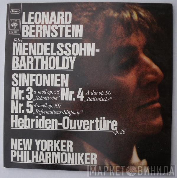 Felix Mendelssohn-Bartholdy, Leonard Bernstein, The New York Philharmonic Orchestra - Leonard Bernstein Conducts The Great Mendelssohn Symphonies