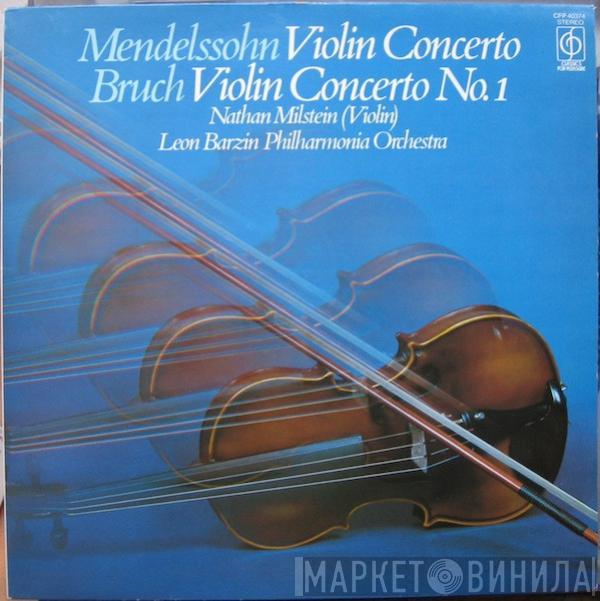 - Felix Mendelssohn-Bartholdy - Max Bruch , Nathan Milstein , Philharmonia Orchestra  Leon Barzin  - Concerto In E Minor, Concerto No.1 In G Minor