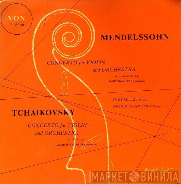Felix Mendelssohn-Bartholdy, Pyotr Ilyich Tchaikovsky, Ivry Gitlis - Concerto For Violin And Orchestra