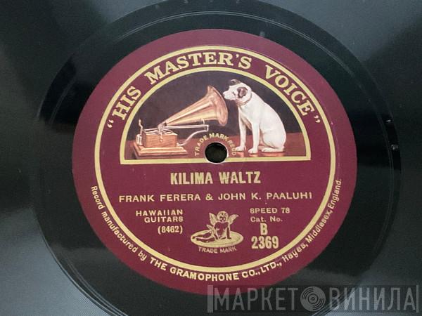 Ferera And Paaluhi - Kilima Waltz / Hawaiian Waltz Medley 