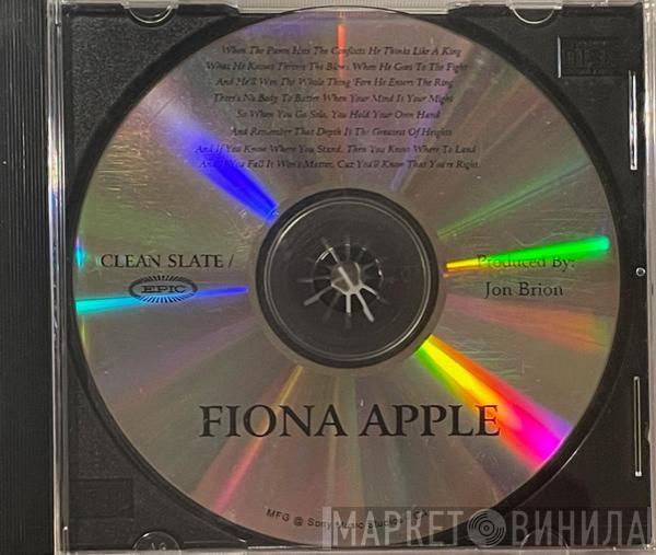  Fiona Apple  - When The Pawn Hits The Conflicts He Thinks Like A King What He Knows Throws The Blows When He Goes To The Fight And He'll Win The Whole Thing 'Fore He Enters The Ring There's No Body To Batter When Your Mind Is Your Might So When You Go Solo, You Hold Your Own Hand And Remember That Depth Is The Greatest Of Heights And If You Know Where You Stand, Then You Know Where To Land And If You Fall It Won't Matter, Cuz You'll Know That You're Right