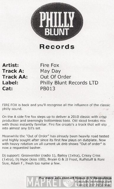 Firefox - Mayday / Out Of Order