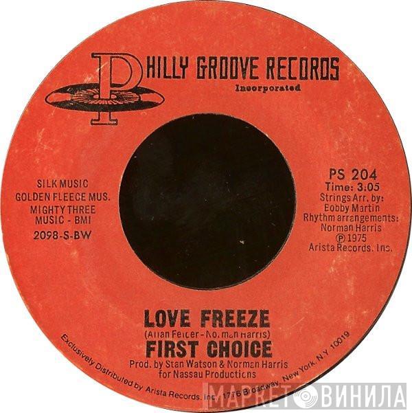 First Choice - Love Freeze / A Boy Named Junior