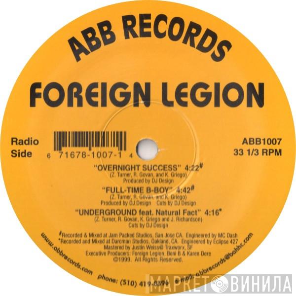 Foreign Legion  - Overnight Success / Full-Time B-Boy / Underground