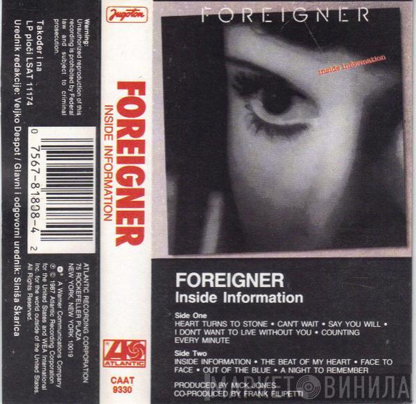  Foreigner  - Inside Information