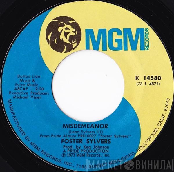 Foster Sylvers, The Sylvers - Misdemeanor / So Close