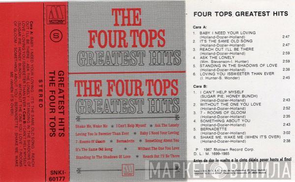  Four Tops  - Four Tops Greatest Hits