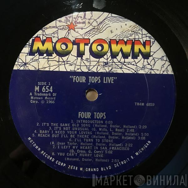  Four Tops  - Four Tops Live