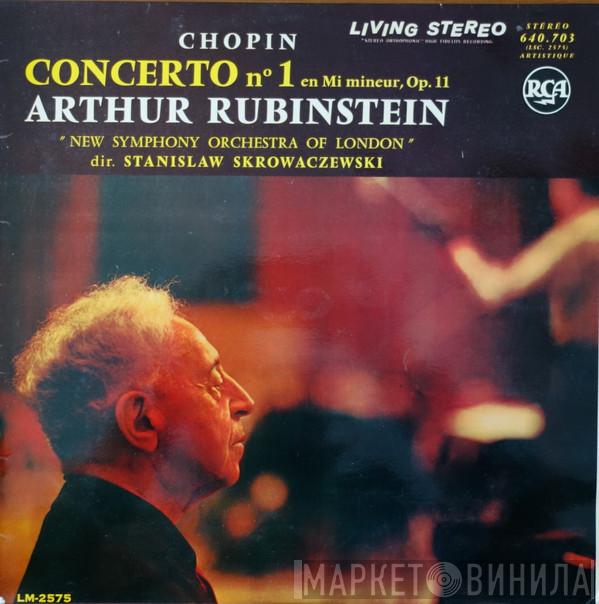 , Frédéric Chopin , Arthur Rubinstein Dir. The New Symphony Orchestra Of London  Stanislaw Skrowaczewski  - Concerto N°1 En Mi Mineur, Op. 11