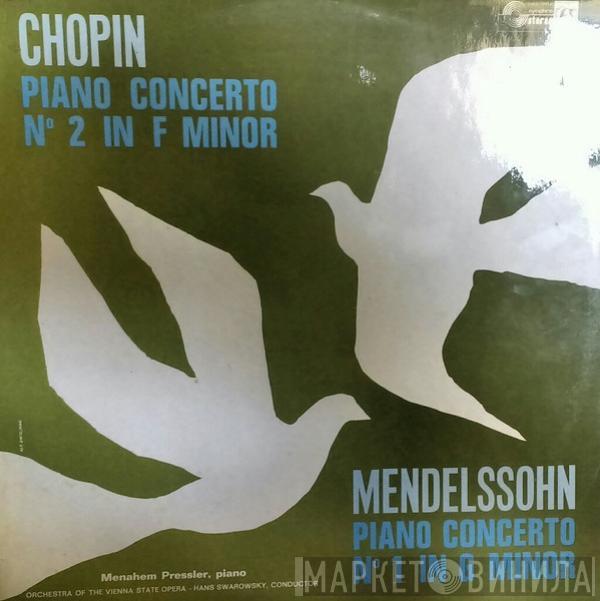 Frédéric Chopin, Felix Mendelssohn-Bartholdy, Menahem Pressler, Orchester Der Wiener Staatsoper, Hans Swarowsky - Chopin Mendelssohn Piano Concertos