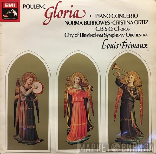 Francis Poulenc, Norma Burrowes, Cristina Ortiz, Louis Frémaux - Gloria - Piano Concerto