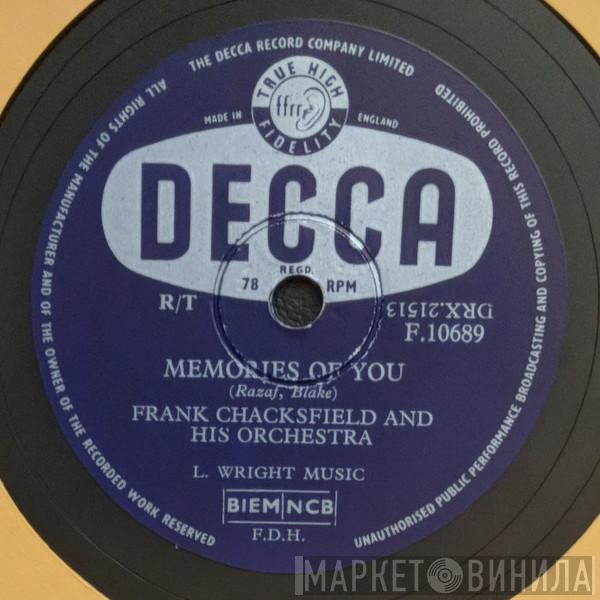  Frank Chacksfield & His Orchestra  - Memories Of You / In Old Lisbon (Lisbon, Antigua)