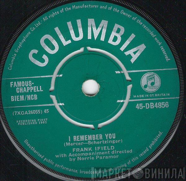  Frank Ifield  - I Remember You